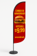 WIND BANNER KIT COMPLETO