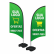 WIND BANNER KIT COMPLETO